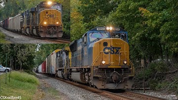Rebuilt & Non Rebuilt CSX SD70MACs! CSX #4814 Leading!