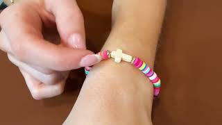 Nebubag Cross Bracelet for girls,first communion baptism bless gifts for teen girls,girl bracelets R