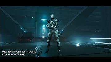 Unreal Engine Demo | Sci-Fi Fortress Environment