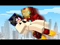 KING NOOB Became IRON MAN and Save GIRL in Minecraft ! IRON MAN !