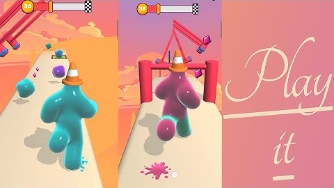 Blob runner android game play iOS games all levels (36-40)