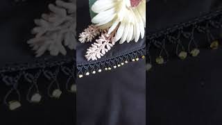 Yapılışı Çok Sorulan Boncuklu Şiş Oyasının Bitmiş Hali