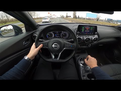 2023 Nissan JUKE HYBRID [1.6 HEV, 143 HP] POV Test ride #72 CARiNIK