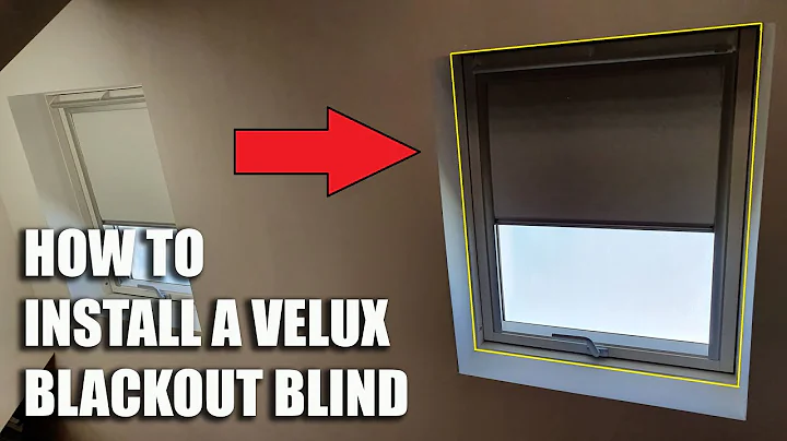 How To Install a VELUX Blackout Blind!