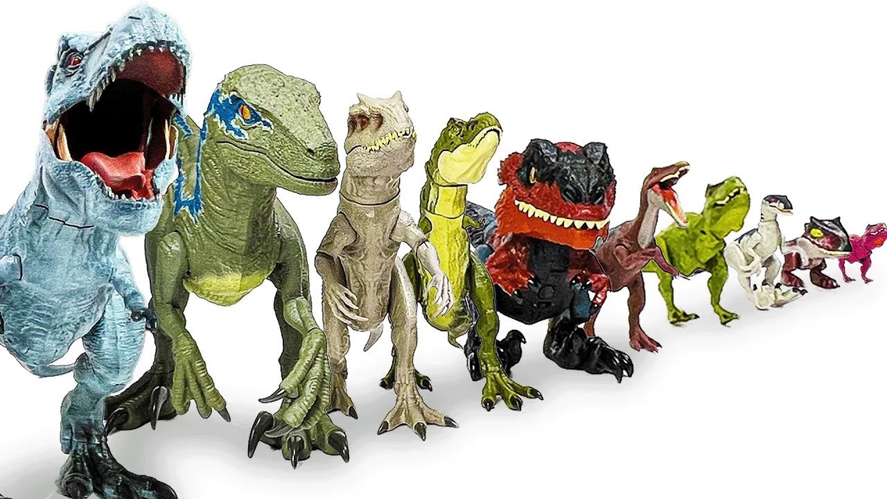 LARGEST Jurassic World APEX Predators Lineup Biggest To Smallest  T-Rex, Velociraptor & More