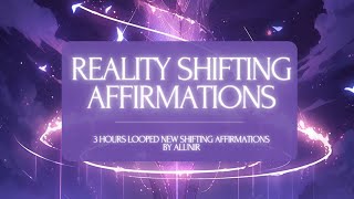 NEW REALITY SHIFTING AFFIRMATIONS || 3 hours looped affirmations with rain & theta waves