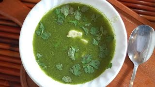 Caldillo de cilantro