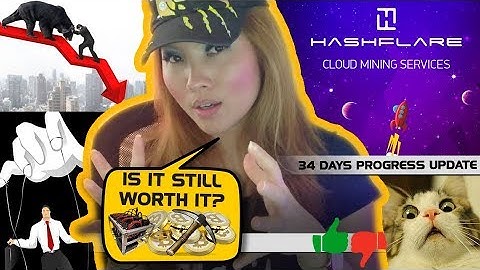 🤔 Hashflare: Bitcoin Cloud Mining Contracts - Is Still Worth It? [34 Days Progress/Crypto Crash]