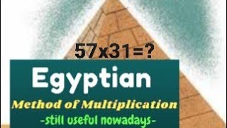 Egyptian Method of Multiplication||still useful nowadays||Doubling||Easy Trick||Teacher Mathrix