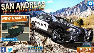 San Andreas Hill Climb Police / Mountain Police Car Games / Android Gameplay Video #4 screenshot 4