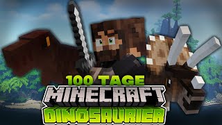 Ich habe 100 Tage Minecraft auf einer Dinosauerier Insel überlebt