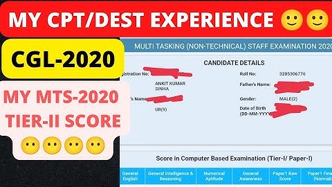 My CPT/DEST experience & MTS-2020 tier2 score(@RBERevolutionByEducation ,@ABHINAYMATHS )