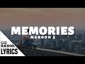 Maroon 5 - Memories (Lyrics)