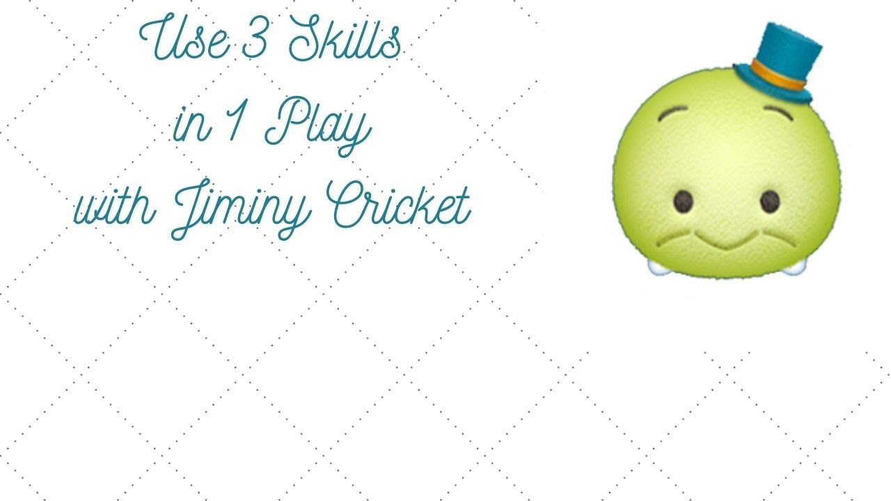 Line Disney Tsum Tsum Jiminy Cricket Use 3 Skills in