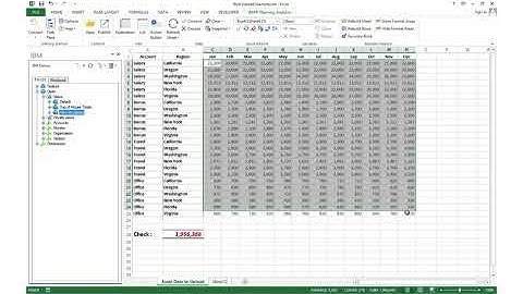 Bulk upload in IBM Planning Analytics for Microsoft Excel