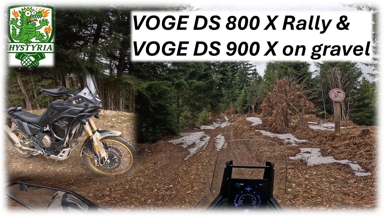 Voge DS 800 X Rally on gravel