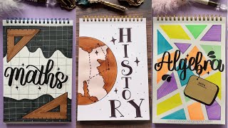 Top 5 Front Page Ideas You Must Try!  | DIY Notebook Cover | NhuanDaoCalligraphy