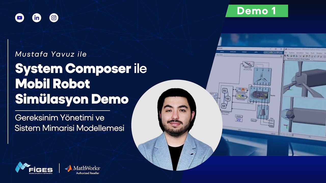 System Composer ile Mobil Robot Simülasyon Demo Part 1 - YouTube
