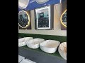 tabal top wash bisin and led lighting mirror