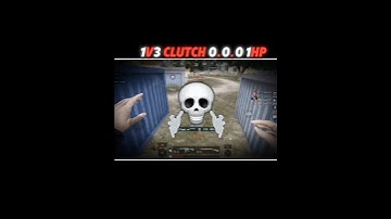 1V3 CLUTCH 0.0.0 1HP ⚡🗿 #shortvideo #battlegroundmobileindiamontagepubgmobilemontage