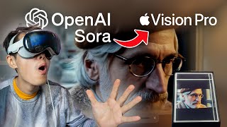 OpenAI Sora to Apple Vision Pro Spatial Video to 3D Hologram - The Future is Here NOW!