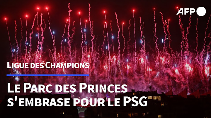 Le Parc des Princes s'embrase après la victoire du PSG