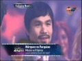 Marquez and Pacquiao singing in TV AZTECA