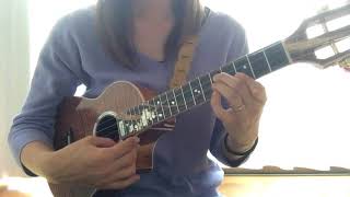 Video thumbnail of "You Raise Me Up (ukulele)"