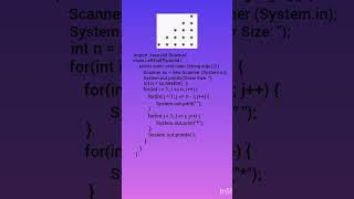 Left Half Pyramid #PatternProgramming