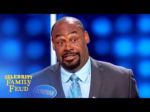 Who knew? NFL champs don't go to strip clubs?! | Celebrity Family Feud