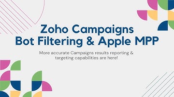 📊 Zoho Campaigns Just Got Smarter | Real Engagement Metrics with Bot Filtering + Apple MPP Fix