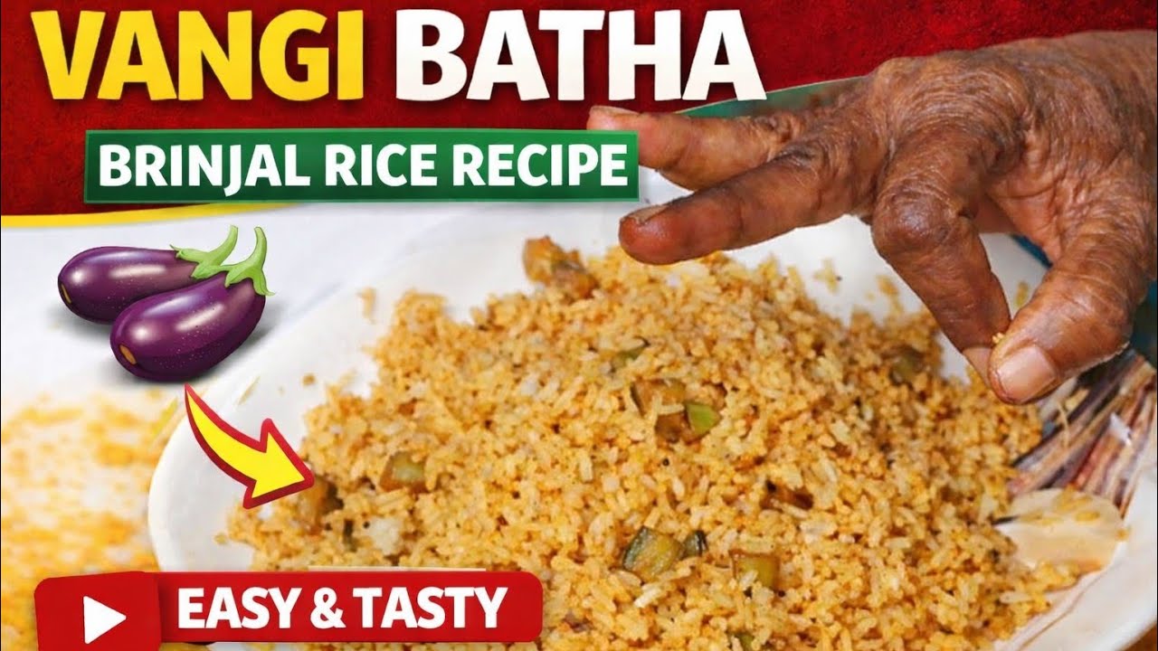 Authentic Vangi Batha Recipe | Karnataka Style Brinjal Rice | Easy ...