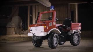 vallei Bondgenoot functie Rolly Toys Unimog Brandweer Trapauto (3-8 jaar) - YouTube