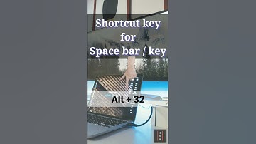 Space bar | space button shortcut key | keyboard key