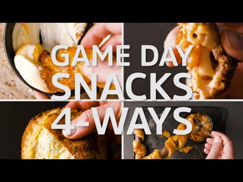 Game Day Snacks 4 Ways