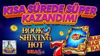 💰 JACKPOT BONUSLARINDAN BÜYÜK ÖDEME KAPTIM! BOOK OF SHINING HOT BELL LINK #egtdigital #slotoyunları