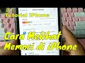 Cara mengetahui sisa memori iPhone | Tutorial iPhone