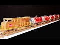 How to Make a Tanker Train  | Cargo Train | Container Train |Freight Train | from Coca Cola Cans