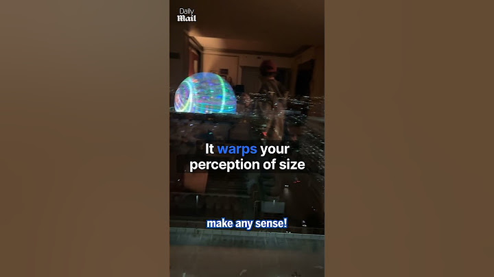 The Sphere’s mind-bending optical illusion