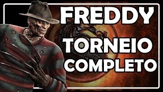 Mortal Kombat 9 - Jogando com Freddy Krueger Torneio Completo ( PT BR )