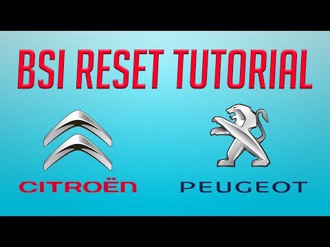 ✔ Tutorial how to BSI reset step by step on Citroen and Peugeot