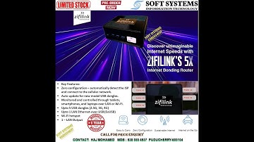 ZifiLink 5X Internet Bonding Router