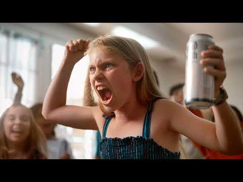 Liquid Death Big Game Commercial With Kids Hydrating at a Party