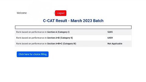 How to check CDAC/C-CAT result? #cdac #ccat #result #cdac2023