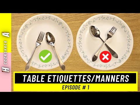 Video: Göra och inte göra bordsskick?