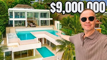 Inside An INCREDIBLE $9,000,000 Oceanfront Villa In Phuket Thailand
