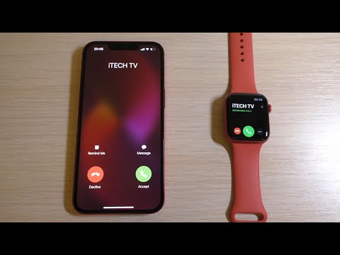 Apple IPhone 13 Apple Watch 6 Red Incoming Calls Apple IPhone 13 Apple Watch 6 Red Incoming Calls