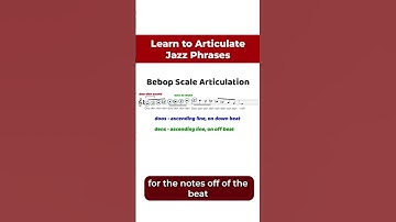 How To Articulate Jazz Phrases #shorts