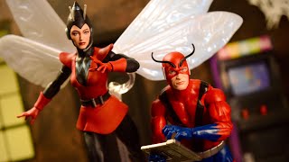 Marvel Legends Hasbro Pulse Exclusive Giant-Man & The Wasp 2-Pack Action Figures Review Haslab Hank