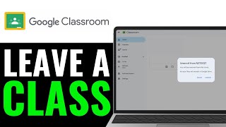 How to Leave a Class as a Student in Google Classroom 2025 (QUICKLY)